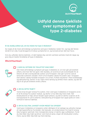 Fakta og tal om hjertekarsygdom og type 2-diabetes